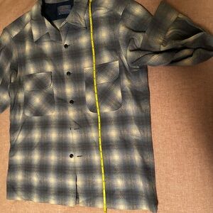 Pendleton Blue and Cream Plaid Shirt